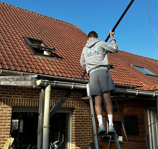 Prestation Nettoyage de pergola à Merville par Paandawlv - laveur de vitres professionnel