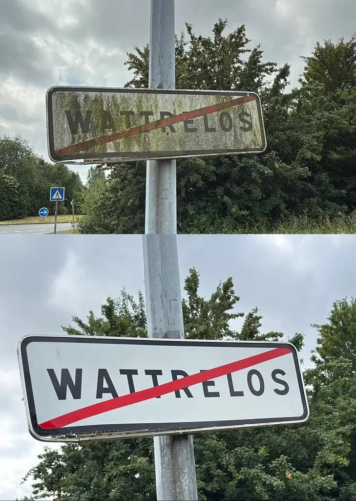 Prestation de Nettoyage de façades vitrées & panneaux signalétiques à wattrelos