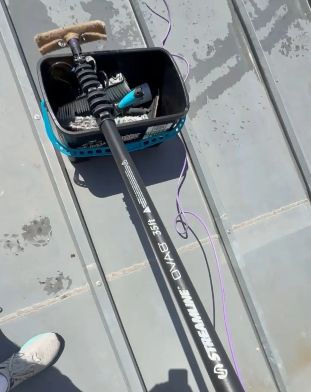 Streamline Ova8 Perche et Brosse - PaandawLv Kevin Degroote - Laveur de vitres professionnel
