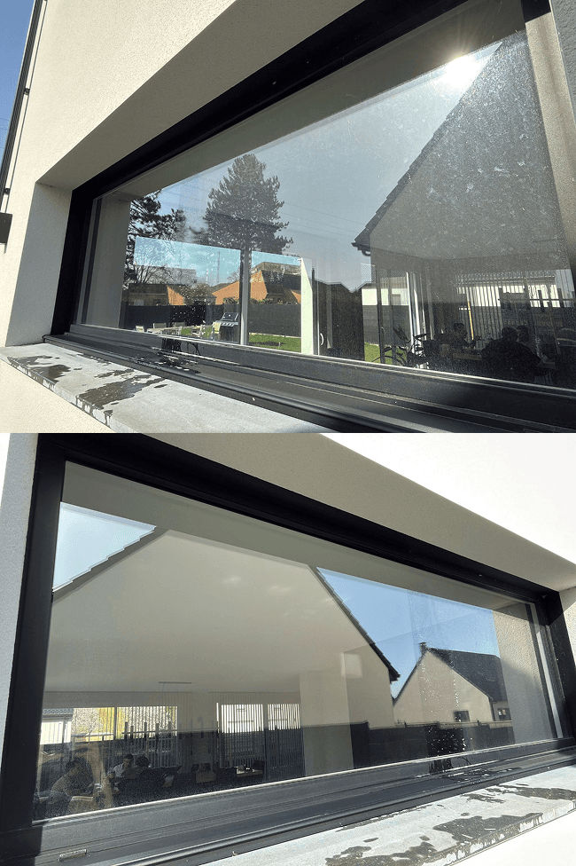 Prestation de Nettoyage de vitres toutes tailles à Merville