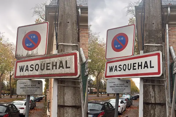 Nettoyage de panneaux signalétiques à Wasquehal, par Paandawlv, Laveur de vitres professionnel
