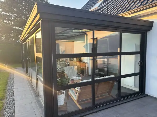 Nettoyage de veranda à Burbure, par Paandawlv, Laveur de vitres professionnel